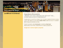 Tablet Screenshot of capodannoeconomico.it